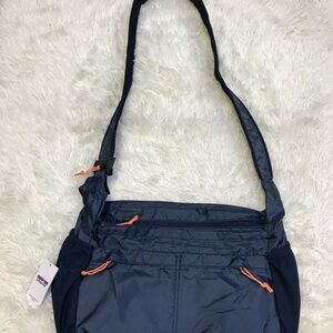 Patagonia Navy and Orange Shoulder Bag